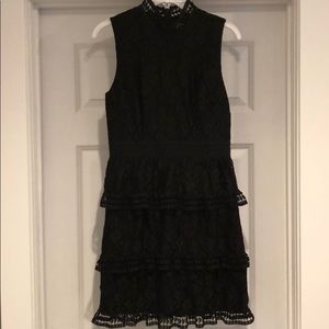 Cece Black lace dress